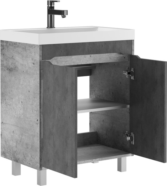 Тумба под умывальник Домино Unit 70 Loft В2 (бетон)
