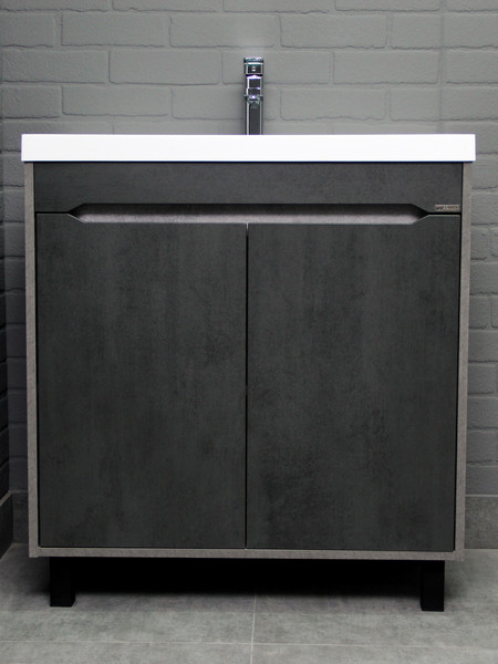 Тумба под умывальник Домино Unit 80 Loft В2 (бетон)