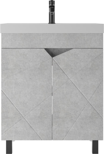Тумба под умывальник Домино Unit 70 Vector без ящика (светлый бетон)