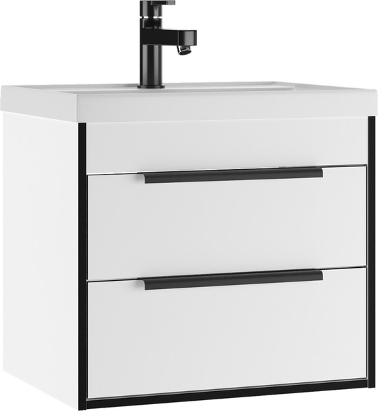 Тумба под умывальник Домино Unit 60 Forta B2 (белый)