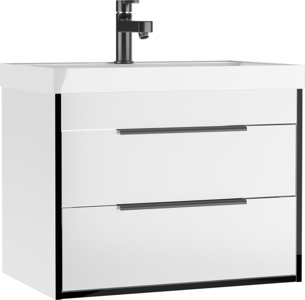 Тумба под умывальник Домино Unit 70 Forta B2 (белый) - фото