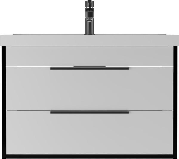 Тумба под умывальник Домино Unit 80 Forta B2 (белый)