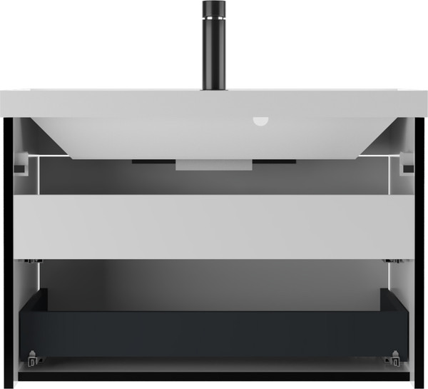 Тумба под умывальник Домино Unit 80 Forta B2 (белый)