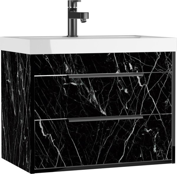 Тумба под умывальник Домино Unit 70 Forta B2 (черный)