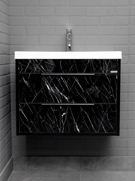 Тумба под умывальник Домино Unit 70 Forta B2 (черный)