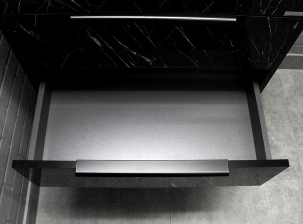 Тумба под умывальник Домино Unit 70 Forta B2 (черный)