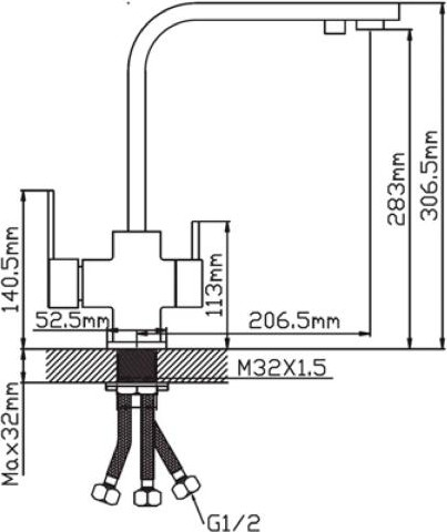 Смеситель Potato P4485