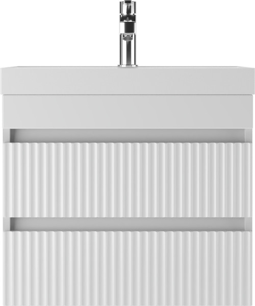 Тумба под умывальник Айсберг Unit 60 Бриз с двумя ящиками В2