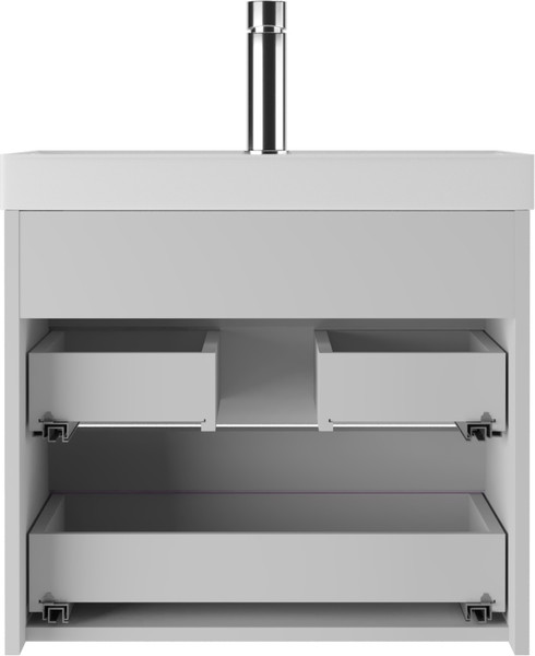 Тумба под умывальник Айсберг Unit 60 Бриз с двумя ящиками В2