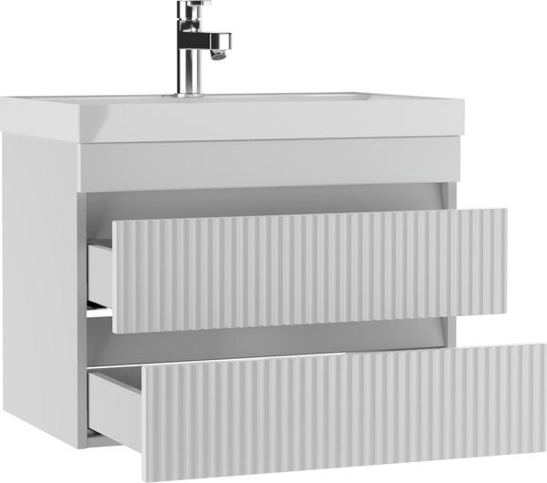 Тумба под умывальник Айсберг Unit 70 Бриз с двумя ящиками В2
