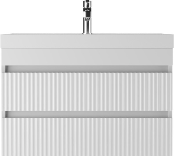 Тумба под умывальник Айсберг Unit 80 Бриз с двумя ящиками В2