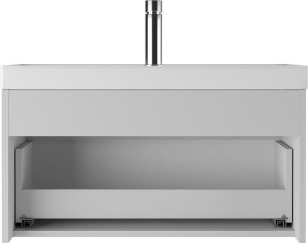 Тумба под умывальник Айсберг Unit 80 Бриз с одним ящиком В1