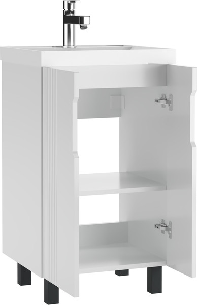 Тумба под умывальник Айсберг Bazis 50 Марта без ящика