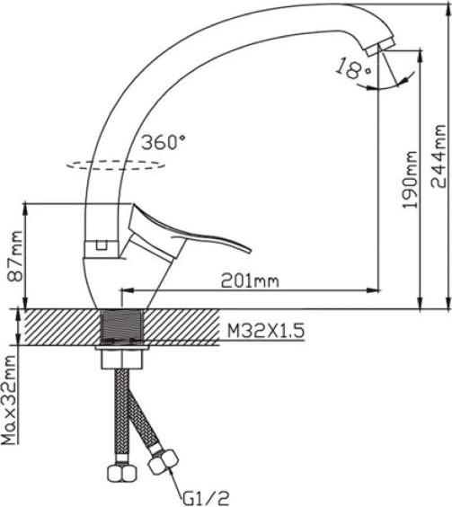 Смеситель Potato P59214