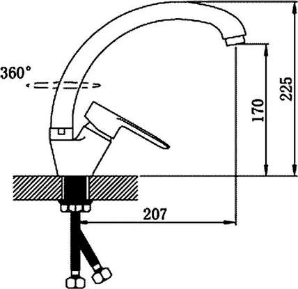 Смеситель Potato P59237-7