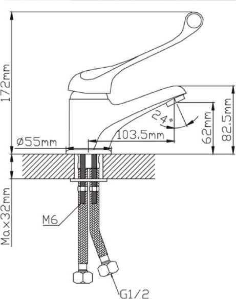 Смеситель Diadonna D10-163