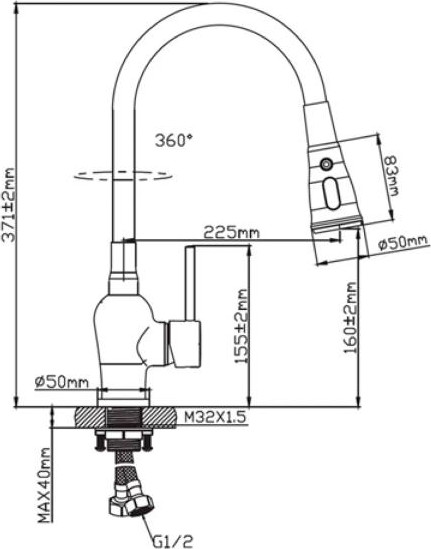 Смеситель Diadonna D46-0014QH