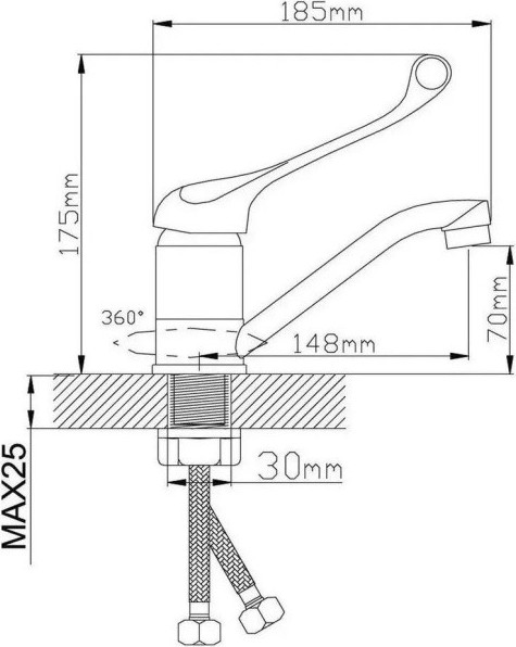 Смеситель Diadonna D48-163