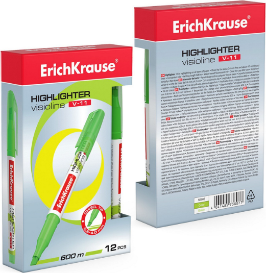 Текстовыделитель Erich Krause Visioline V-11 / 56906