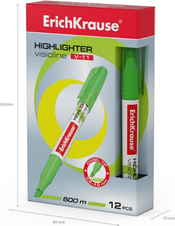 Текстовыделитель Erich Krause Visioline V-11 / 56906