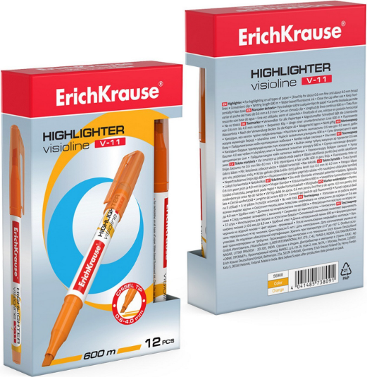 Текстовыделитель Erich Krause Visioline V-11 / 56908