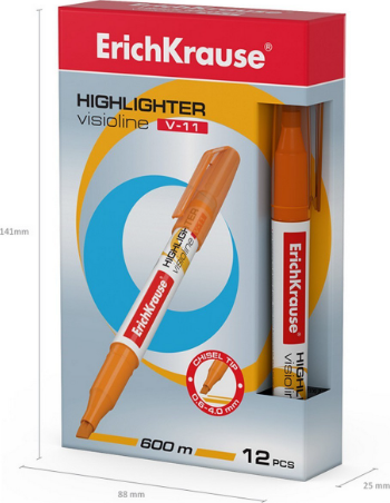 Текстовыделитель Erich Krause Visioline V-11 / 56908