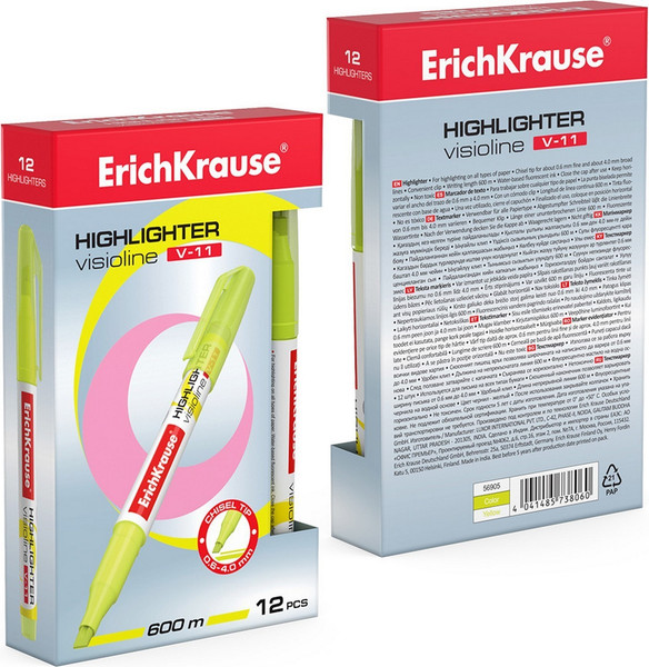 Текстовыделитель Erich Krause Visioline V-11 / 56905