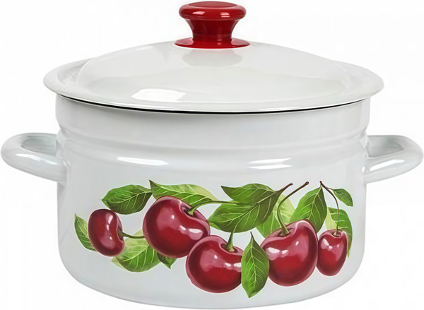 Кастрюля КМЗ Вишневый сад / 41704-102/6-У4 - фото