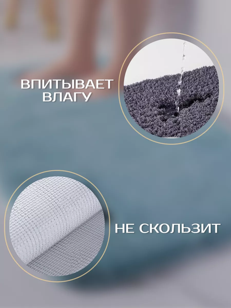 Коврик для ванной ILLU 50x80 / 2310305