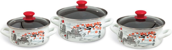 Кастрюля КМЗ Ветка сакуры-Экстра / 61904-122/4.02