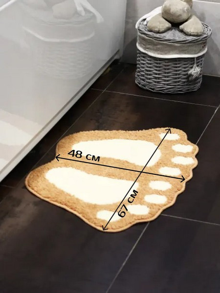 Коврик для ванной ILLU 48x67 / 2310309