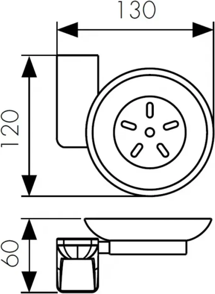 Мыльница ILLU MU3608
