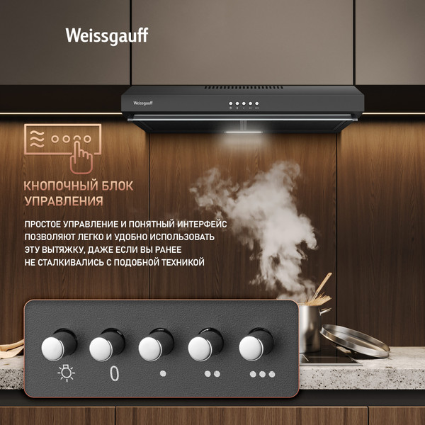 Вытяжка скрытая Weissgauff Cover 600
