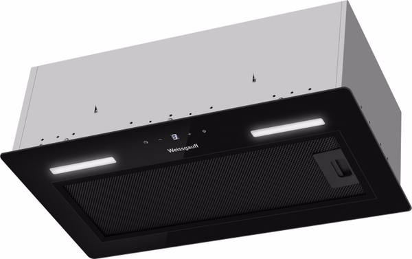 Вытяжка плоская Weissgauff Box 850 Touch Black Glass - фото
