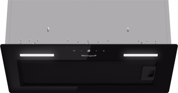 Вытяжка плоская Weissgauff Box 850 Touch Black Glass