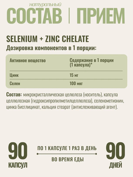 Мультиминеральный комплекс Progarmony Цинк + Селен