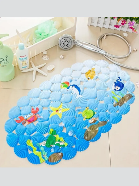 Коврик на присосках ILLU Антискользящий ПВХ 67x36 / xb2440806