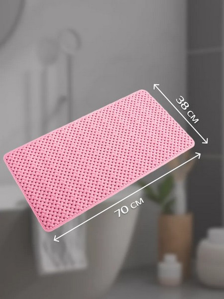 Коврик для ванной ILLU Антискользящий ПВХ 70x38 / xb2440866