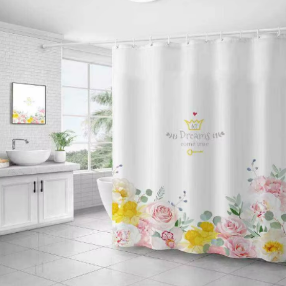 Шторка-занавеска для ванны ILLU 180x180 / LH2431943 - фото