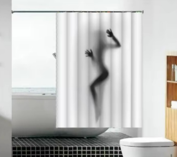 Шторка-занавеска для ванны ILLU 180x180 / LH2431980 - фото