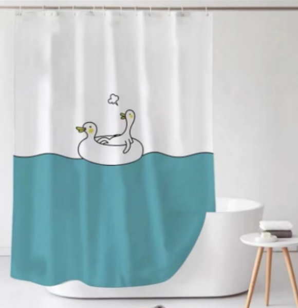 Шторка-занавеска для ванны ILLU 180x180 / LH2431974 - фото