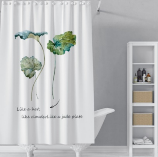 Шторка-занавеска для ванны ILLU 180x180 / LH2431967 - фото