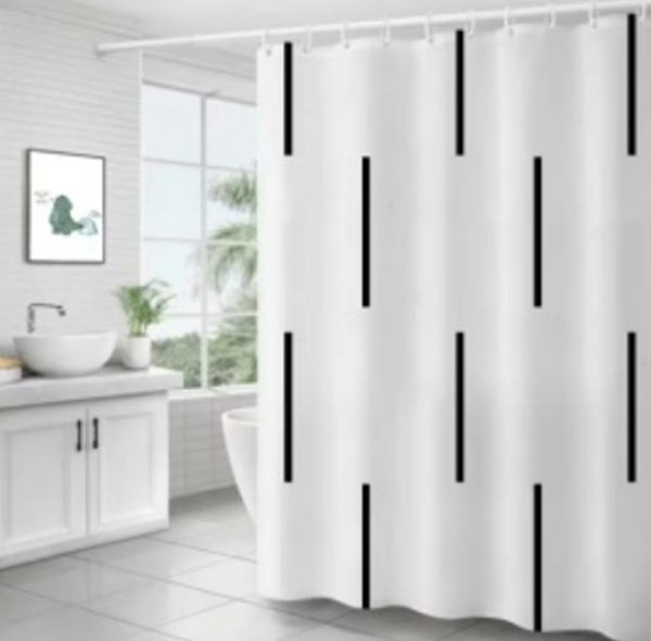 Шторка-занавеска для ванны ILLU 180x180 / LH2431962 - фото