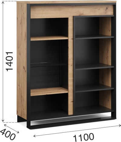 Комод Империал Тринити 1д1в 