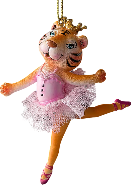 Елочная игрушка Erich Krause Decor. Тигриный пируэт / 53616 - фото