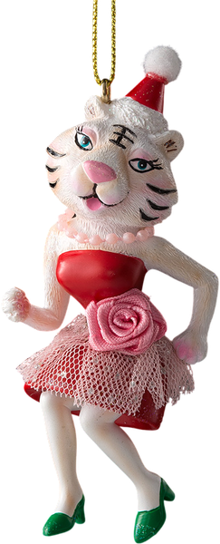 Елочная игрушка Erich Krause Decor. Нарядная тигрица / 53610 - фото