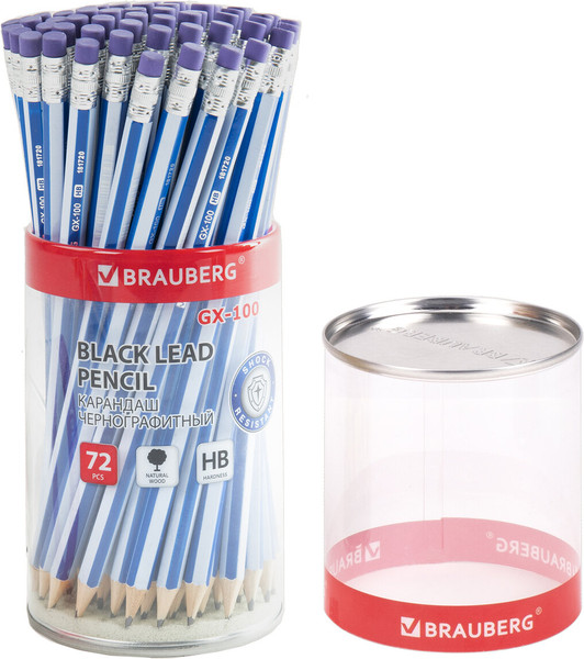 Простой карандаш Brauberg GX-100 / 181720