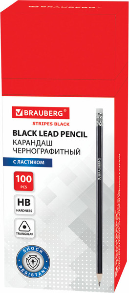 Простой карандаш Brauberg Alderida / 180610