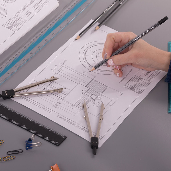 Простой карандаш Brauberg Style / 181717