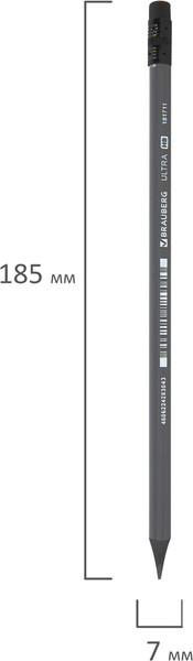 Простой карандаш Brauberg Ultra / 181711